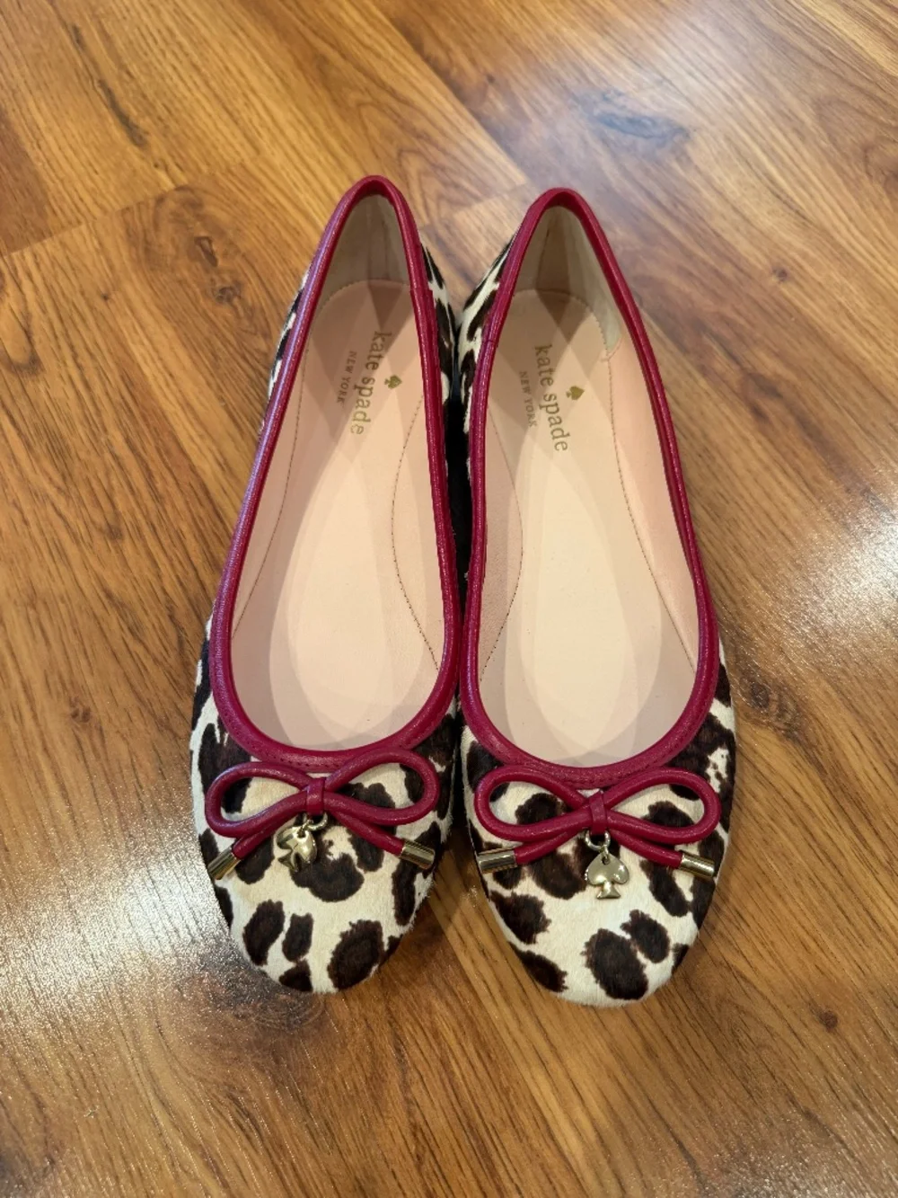 Kate Spade Dalmatian print ballet flats - size 7
